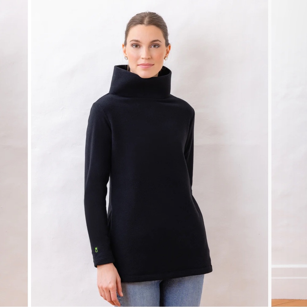 Dudley Stephens Cobble Hill Turtleneck - Black XL